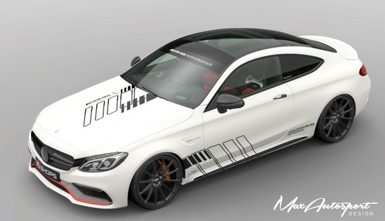 AMG-style sticker kit for Mercedes
